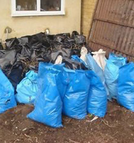 green waste and rubble collection